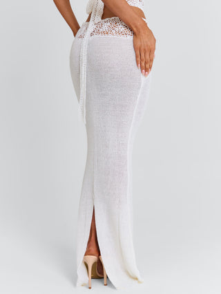HARRIETT MAXI SKIRT WHITE Maxi Skirt 