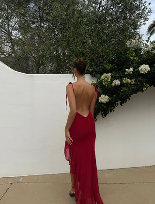 CARMEN MAXI DRESS RED Maxi Dress 