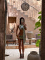 OSLO MINI SKIRT GREEN STRIPE Mini Skirt 