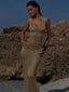CARMEN MAXI DRESS GOLD Maxi Dress 