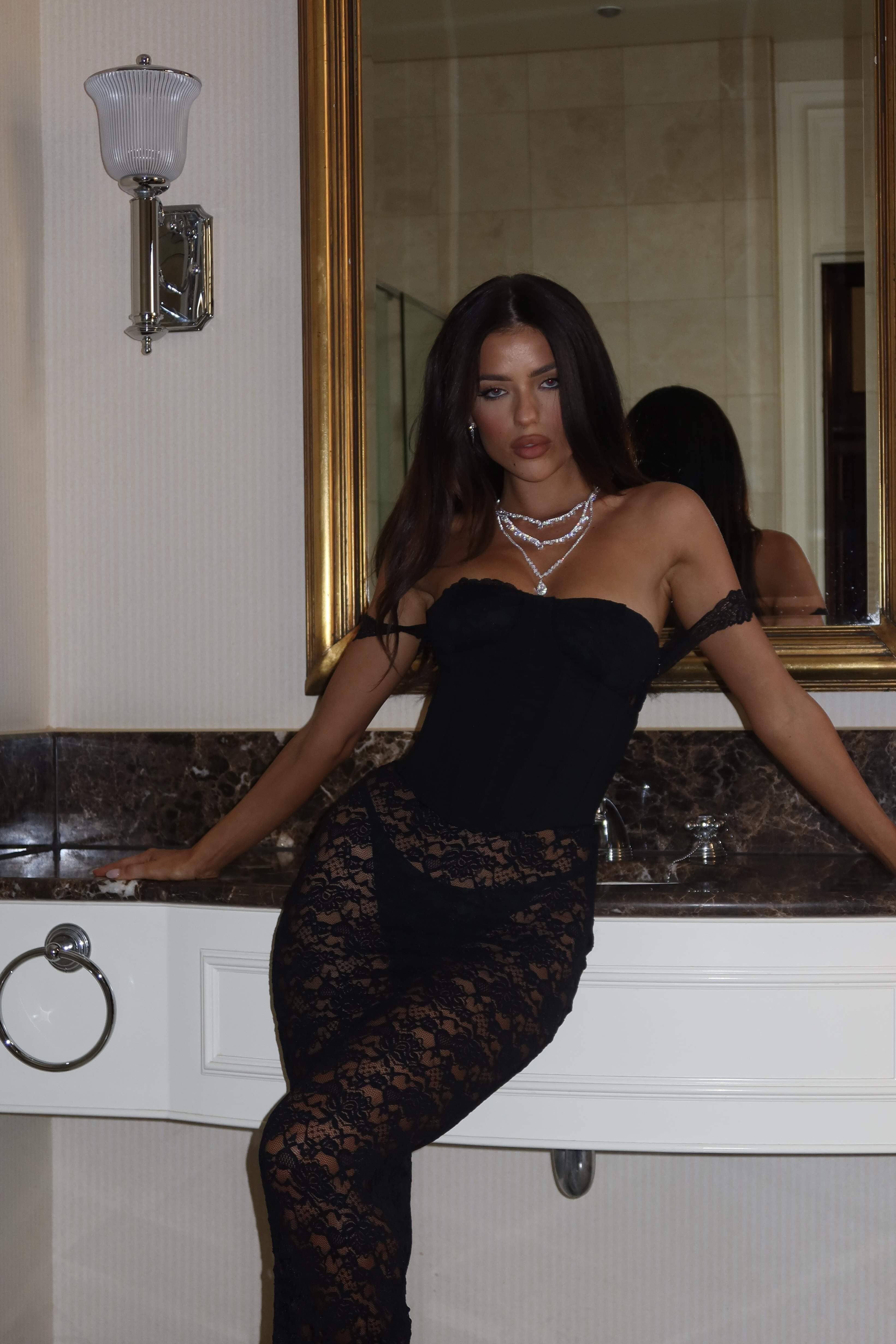 Zana Maxi Dress Black | Outcast US – Outcast USA