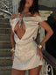 LILLIANNE MINI DRESS IVORY Mini Dress 
