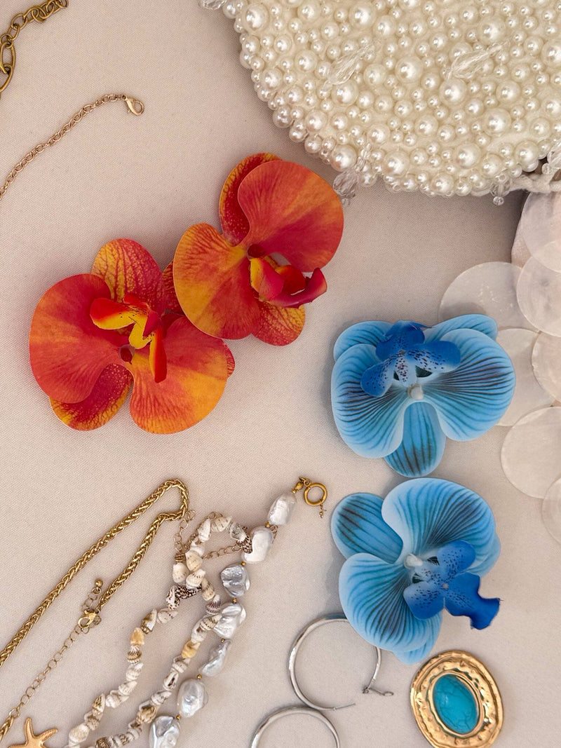 ORCHID FLOWER BLUE Accessories 