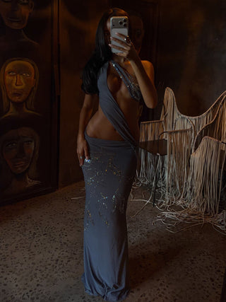 LEATRICE MAXI DRESS SLATE Maxi Dress 