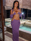 HADASA CROP TOP PURPLE Crop Top 
