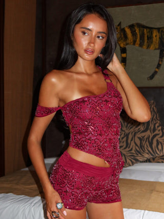 ROC SHORTS DEEP RED Shorts 