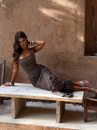 HADLAI MAXI DRESS BROWN Maxi Dress 