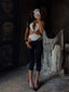 CARLENE CAPRI JUMPSUIT WHITEBLACK Jumpsuit 