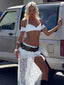 RIVANA TOP WHITE Crop Top 
