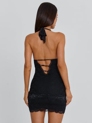 India Mini Dress Black