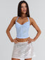 CHLOEY MINI SKIRT WHITE Mini Skirt 