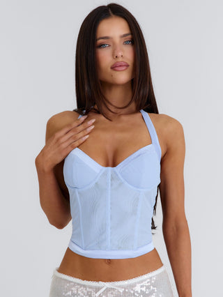IRELAND CORSET TOP ICE BLUE Corset 