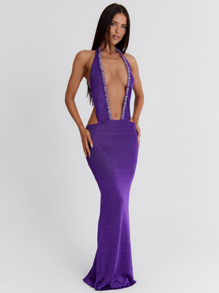 IRISS MAXI DRESS PURPLE Maxi Dress 