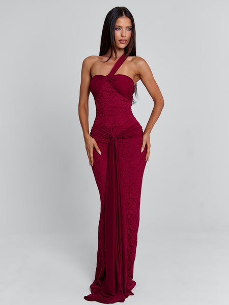 Irma Maxi Dress Burgundy | Outcast US Outcast USA Irma Maxi Dress Burgundy | Outcast US Outcast USA