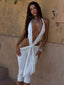 ISABELA CAPRI JUMPSUIT WHITE Jumpsuit 