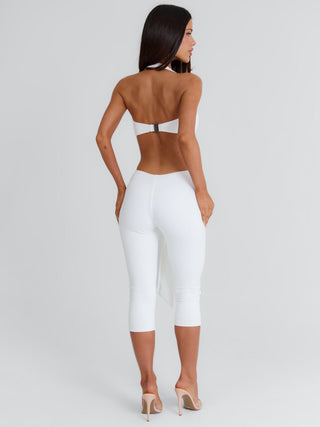 ISABELA CAPRI JUMPSUIT WHITE Jumpsuit 