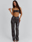 ISHANI CROP TOP CHOCOLATE BROWN Crop Top 