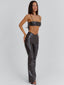 ISHANI CROP TOP CHOCOLATE BROWN Crop Top 
