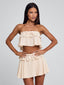 ISIDORA MINI SKIRT BEIGE Mini Skirt 