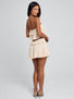 ISIDORA MINI SKIRT BEIGE Mini Skirt 
