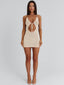 ISLAH MINI DRESS CREAM Mini Dress 