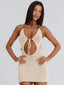 ISLAH MINI DRESS CREAM Mini Dress 