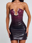 ISMERA MINI DRESS PLUM OMBRE Midi Dress 