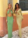 ISOTTA MAXI DRESS GOLD Maxi Dress 