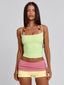 JACQUELINE TOP LIME Crop Top 