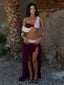 JADAI MAXI SKIRT WINE Maxi Skirt 