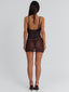 JAHLI TWO PIECE MINI DRESS BROWN Mini Dress 