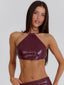 JAMEELA CROP TOP BURGUNDY Crop Top 