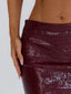 JAMEELA MIDI SKIRT BURGUNDY Midi Skirt 