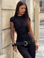 JAMIYA CAPRI JUMPSUIT BLACK Jumpsuit 