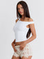 JANEY CROP TOP WHITE Crop Top 