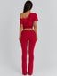 JANIYA PANTS RED Pants 