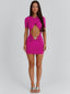 JAYNE MINI DRESS FUCHSIA Mini Dress 