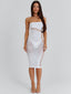 JEMIMAH MIDI DRESS WHITE Midi Dress 