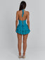JENNA MINI DRESS TEAL Mini Dress 