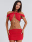 JESSIKA MINI DRESS RED Mini Dress 