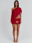 JILLIAN MINI SKIRT RED Mini Skirt 