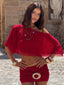 JILLIAN MINI SKIRT RED Mini Skirt 