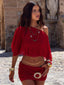 JILLIAN MINI SKIRT RED Mini Skirt 