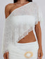 JILLIAN TOP WHITE Crop Top 