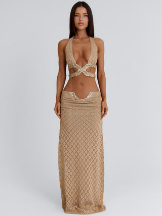JOSEPHENE CROP TOP GOLD Crop Top 