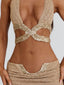 JOSEPHENE CROP TOP GOLD Crop Top 