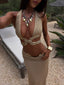 JOSEPHENE CROP TOP GOLD Crop Top 