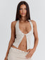 JOVIE TOP BEIGE Crop Top 