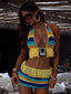 JULEAH MINI SKIRT YELLOW STRIPE Mini Skirt 