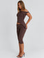 JULIETT CAPRI PANTS CHOCOLATE Pants 